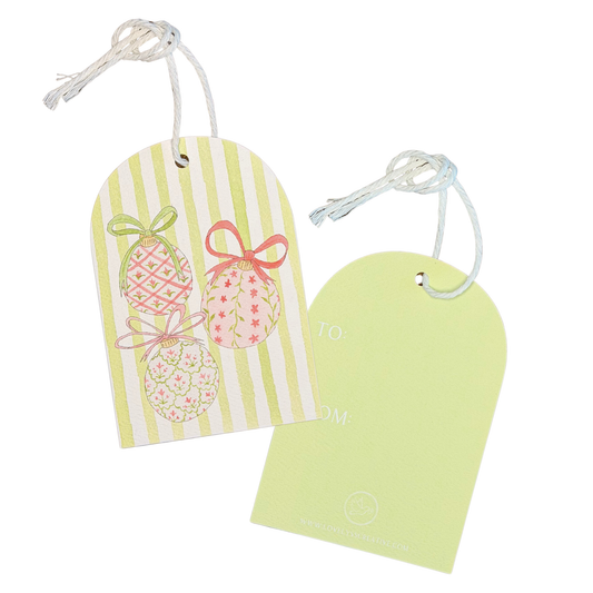Floral Ornaments Gift Tags, 6 Pack