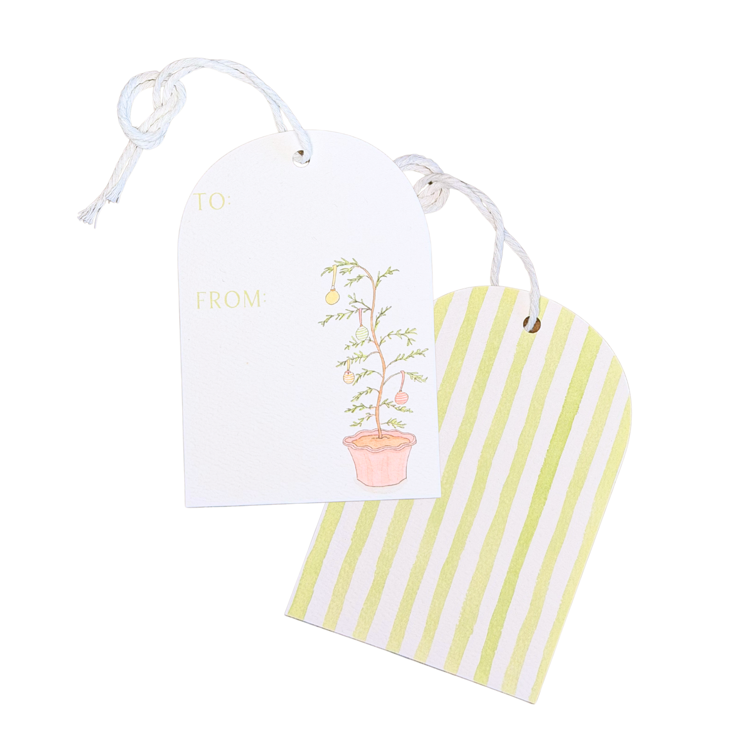 Squiggle Tree Gift Tags, 6 Pack