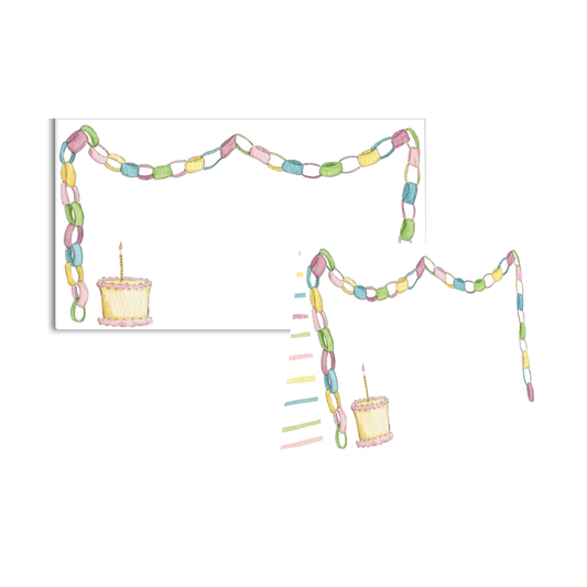 Birthday Chain Place Card, 10 Pack